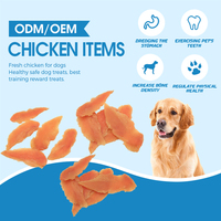 Friandises pour chiens sans additifs, riches en protéines, nutritives, au poulet déshydraté, savoureuses et croquantes, pour récompenser les chiots
