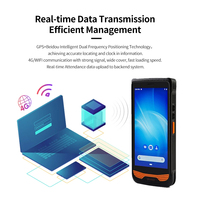 Sistema de control de acceso de asistencia de reconocimiento facial terminal de mano móvil portátil Android de gran oferta OEM