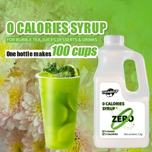 2025 OEM cao cấp <span class=keywords><strong>Stevia</strong></span> Zero calorie Syrup đóng hộp 2kg chai nhiều hương vị cho trà sữa bột Maple cà phê nước trái cây chất lỏng - Product Image 2