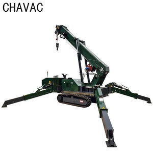 Nhà Ngoài Trời 1.2/3/5/Tấn Xây Dựng Spider Cao Su Bánh Xích Động Cơ Diesel Ổ Đĩa Cần Cẩu Điện Thủy Lực Kính Thiên Văn Bùng Nổ - Product Image 4
