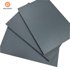 バンインテリア用4mmグレープラスチックスムースサンドイッチポリプロピレンハニカムパネル - Product Image 1