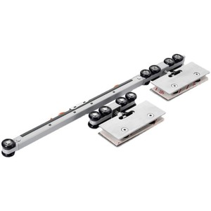 Rodillos de Puerta de Vidrio de Doble Vía Kaishengxi con Rodamientos Importados para Puertas de Vidrio sin Marco, Funcionamiento Suave - Product Image 2