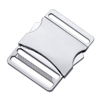 Boucle à dégagement rapide latérale en alliage de zinc, boucle de ceinture métallique à dégagement rapide pour sangle de sac, laisse pour animal de compagnie, étrier de cheval, quincaillerie pour sangle