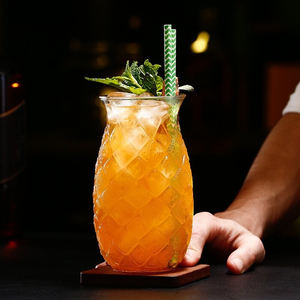 Hefa Supplies - Taza Tiki de Diseño Novedoso, Resistente a Altas Temperaturas, Sin Plomo, Vaso de Piña Mexicana para el Hogar, <span class=keywords><strong>Restaurante</strong></span>, Bar - Product Image 6
