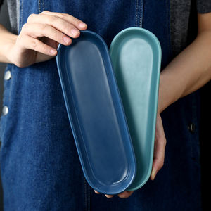 Vaisselle en gros, assiettes rectangulaires en céramique pour sushi, <span class=keywords><strong>tapas</strong></span>, apéritifs, pour restaurant - Product Image 4