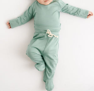 Set di abbigliamento in bambù con stampa personalizzata all'ingrosso pigiami di bambù per bambini pigiami tre <span class=keywords><strong>pezzi</strong></span> body Set di vestiti per bambini - Product Image 2