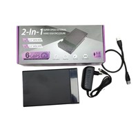 Внешний корпус для жестких дисков и SSD 2-в-1 SATA USB3.0 (2,5 и 3,5 дюйма)