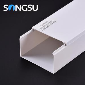 Màu Tùy Chọn <span class=keywords><strong>Pvc</strong></span> <span class=keywords><strong>Trunking</strong></span> 40X20 45X45/<span class=keywords><strong>Pvc</strong></span> Nhựa Sản Xuất <span class=keywords><strong>Trunking</strong></span>/Cáp Raceway Kích Thước - Product Image 4