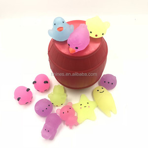 Jouets en TPR qui brillent dans le noir, animaux mochi, jouets souples pour soulager le stress, pour garçons et filles, jouets à presser à bas prix - Product Image 1