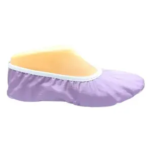 Manchettes de ballerine, chemise, pantoufles violettes et jaunes pour usage quotidien, en polyester - Product Image 3