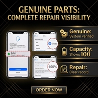 Batterie de remplacement authentique et diagnostiquable pour iPhone 12 13 14 15 Pro Max Mini Plus – Haute Qualité
