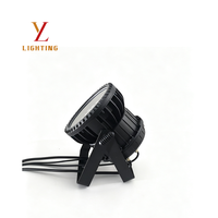 Projecteur PAR LED étanche 54x3W RGBW 3-en-1 180W IP65 9/10 canaux DMX512 en aluminium moulé sous pression pour scène
