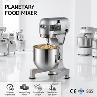 Mixer Adonan Listrik Amasadora 8kg 304 Stainless Steel 20L Kontrol Digital Baru untuk Roti Croissant Baguette Tepung Adonan