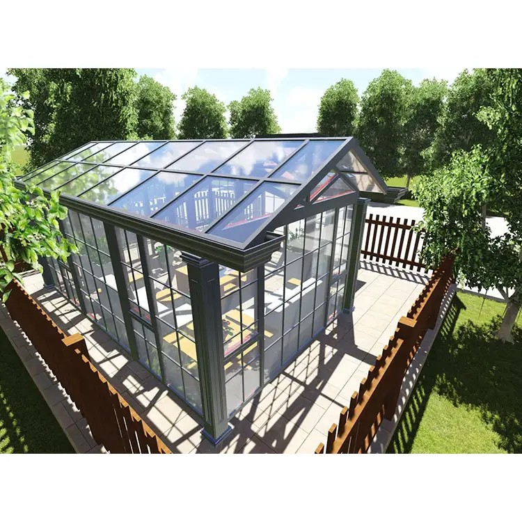 Produttore OEM design automatico elettrico retrattile vetro di sfiato finestra lucernario sistema di tetto per patio veranda