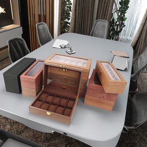 Mattern lake İzle pencere vitrinin WonderfulPack modeli ile lüks ahşap saat saklama kutusu - Product Image 5