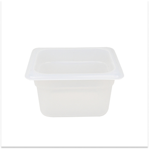 GN 1/6 100MM Container Without Lid <b>Large</b> Capacity Plastic GN <b>Pan</b> For Bulk Food Storage In Kitchens - Product Image 1