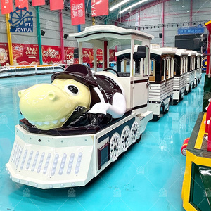 Fabricantes de China Venta Feria de diversión Parque de atracciones Paseos Mini Sightseeing Road Dinosaur Trackless Train para niños Centro comercial - Product Image 3