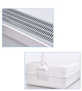 Caja de Arena para Gatos Antideslizante, <span class=keywords><strong>Bandeja</strong></span> de Arena para Gatos de Interior con Pala, Caja de Arena para Gatos de Plástico Ecológico, Venta al por Mayor de Fábrica - Product Image 4