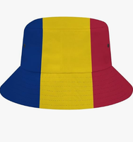 Cap-Vert drapeau seau chapeau hommes femmes Vintage décontracté tout assorti Protection solaire chapeau extérieur pêcheur chapeau