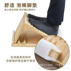 Tabla de estiramiento de madera creativa transfronteriza con pedal, de madera maciza, para fitness en casa, asistente para presión de piernas y fascia plantar - Product Image 3