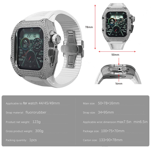 Étuis de protection classiques pour montres de luxe cloutées de diamants américains populaires Étui de protection pour montres en zirconium et diamants véritables - Product Image 6