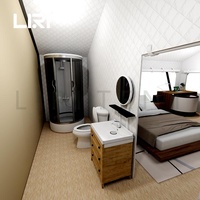 Tente de camping modulaire de luxe pour hôtel nomade en plein air