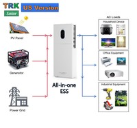 Batería LiFePO4 Todo en Uno de 30 kWh y 12 kW con Inversor Híbrido 110V/120V/230V/240V para Hogar/Oficina en México, Sistema de Almacenamiento de Energía (ESS)