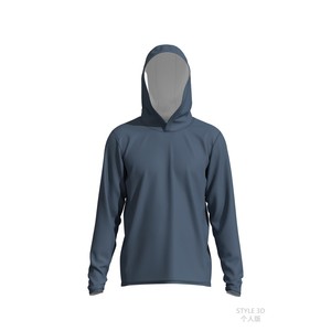 Chemise de pêche à manches longues à capuche de haute qualité personnalisée Protection <span class=keywords><strong>anti</strong></span>-<span class=keywords><strong>UV</strong></span> Respirante Séchage rapide Sublimation T-<span class=keywords><strong>shirt</strong></span> de pêche - Product Image 2