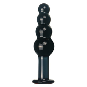 Cuentas Anales de vidrio, masaje personal con tapón trasero de cristal con cuentas graduadas para amantes de la pareja - Product Image 1