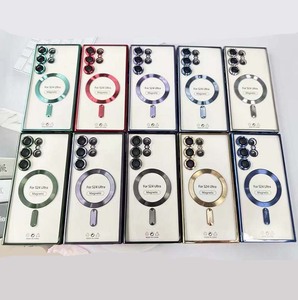 Vente brillant CD motif galvanoplastie cercle magnétique avec Film de Protection d'objectif étui de téléphone en TPU pour <span class=keywords><strong>Samsung</strong></span> Galaxy S24 Plus <span class=keywords><strong>Ultra</strong></span> - Product Image 1