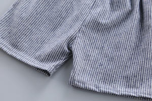 Conjunto de Pantalones Cortos Unisex en Amarillo y Gris, Conjuntos para Niños con Diseño de Dibujos Animados - Product Image 2