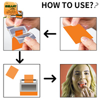 Bandes orales rapides Shilajit sans sucre à couleurs personnalisées Film oral efficace à action rapide Bandes orales Shilajit de l'Himalaya