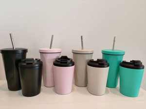 Gobelet mode isolé en acier inoxydable de 500ml avec paille et <span class=keywords><strong>tasse</strong></span> à café en acier inoxydable à double paroi sous vide de 12oz - Product Image 6