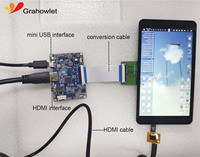 Écran tactile capacitif 4.3,5,5.5,5.7,6,7 pouces Tft Lcd avec dispositif médical industriel d'interface Mipi 720x1280
