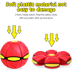 New Pet Toy <b>Flying</b> <b>Ball</b> Interactive <b>Flying</b> <b>Saucer</b> <b>Dogs</b> Toy Portable Pet Toy <b>Flying</b> <b>Saucer</b> <b>Ball</b> - Product Image 2