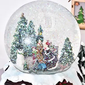 Snowball Maker Empty Snow Globe Inflatable Snow Globe Christmas Snow Globe