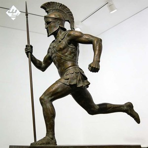 Escultura de Bronce de Guerrero Espartano, Grande, Decorativa, de Tamaño Real, Hermosa, para Jardín, Arte Decorativo, Venta al por Mayor - Product Image 2