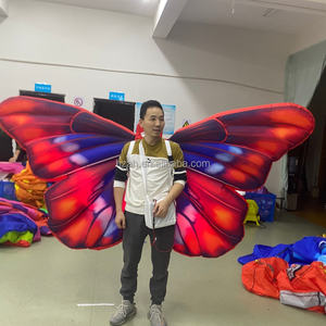 Costume <span class=keywords><strong>gonflable</strong></span> géant à ailes de papillon, modèle amusant à LED pour défilé Oxford - Product Image 6