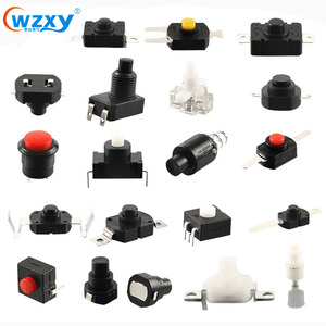 สวิตช์กดแบบมีปุ่มกด 2 ขา ขนาด 12x8 มม. แบบล็อคตัวเอง รีเซ็ตได้ ปิดตามปกติ สำหรับไฟฉาย - Product Image 2