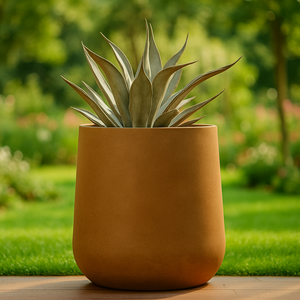 Pot de fleurs en fibre de verre classique minimaliste moderne pour l'intérieur et l'extérieur, pot de fleurs pour jardin, balcon, récipient décoratif pour plantes - Product Image 4