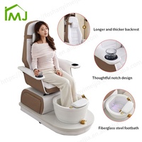 Fauteuil de manucure moderne électrique inclinable et rotatif pour manucure et pédicure