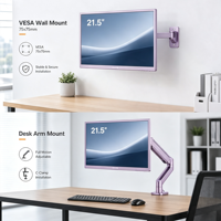 Monitor de Computadora FHD de 21.5 Pulgadas, OEM de Fábrica, VA 1080P 60Hz, HDMI, VGA, DP, Montable en VESA, Base de Metal, para Oficina y Hogar, Venta al Por Mayor