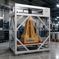 Printer 3D Pellet Format Besar AI Smart dengan Auto Leveling, Auto Feeding, dan Pendingin Air