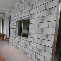 Panneau mural moderne NEU imperméable et ignifuge en fausse brique pour l'intérieur et l'extérieur du logement Mur de briques décoratif extérieur décoratif