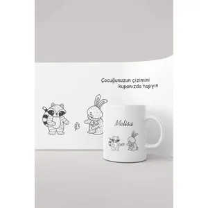 Personalized Child's <b>Drawing</b> Mug with Their Artwork-Personal Gift Set - Product Image 2