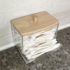 Alta qualità TC Cotton fioc scatola di stoccaggio Organizer custodia per cosmetici e prodotti di bellezza - Product Image 1