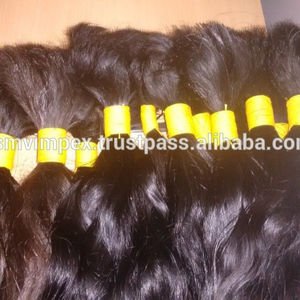 Un donneur Remy en vrac cheveux humains meilleure texture lisse cheveux indiens divers styles, y compris vague Afro Curl lâche profonde brut indien - Product Image 2