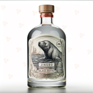 Botella De Vidrio Transparente Personalizada 200ml 375ml 500ml 750ml 1l <span class=keywords><strong>Licor</strong></span> <span class=keywords><strong>Vodka</strong></span> Botella De Cristal Para <span class=keywords><strong>Licor</strong></span> - Product Image 3