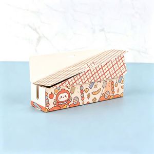 Boîte d'emballage alimentaire jetable écologique en carton ondulé pour corn dog, gaufres et bâtonnets, personnalisable, pour vente en gros - Product Image 5