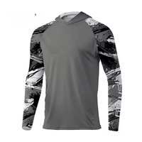 Chemise de pêche unisexe pour adultes, 100% polyester, 180g, motif cœur personnalisé, impression par transfert thermique 3D, haute qualité, OEM/ODM, directement de l'usine
